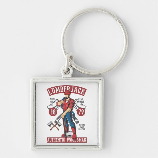  Lumberjack Logo Sleutelhanger (Voorkant)