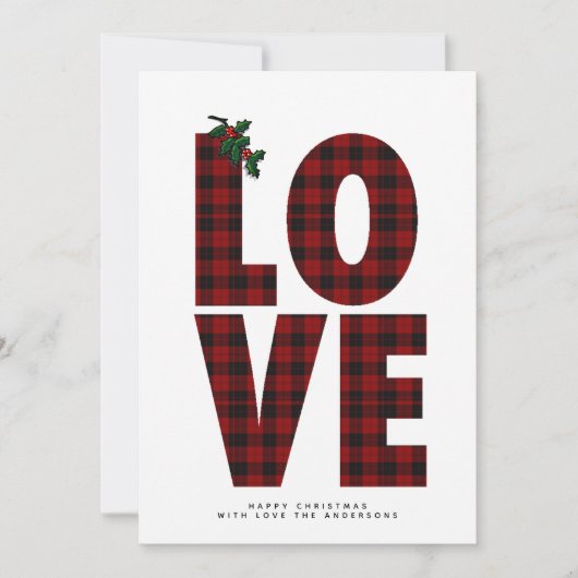 Lumberjack LOVE Moderne Personeelsformatie Kaart (Voorkant)