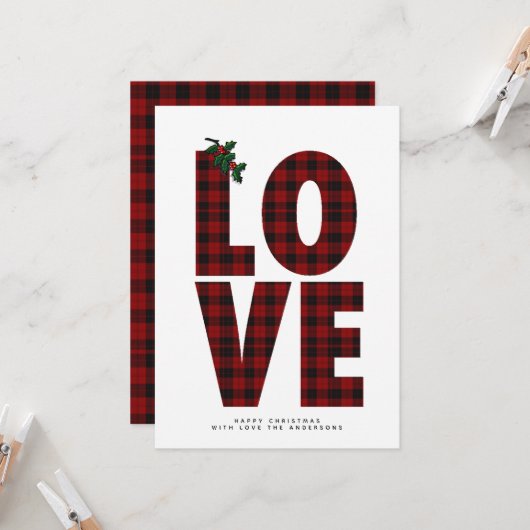 Lumberjack LOVE Moderne Personeelsformatie Kaart (Voorkant / Achterkant in situ)