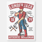  Lumberjack Magneet (Voorkant)