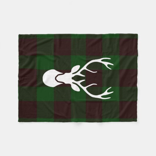 Lumberjack met geplakt rugleuning met handtas fleece deken (Voorkant (Horizontaal))