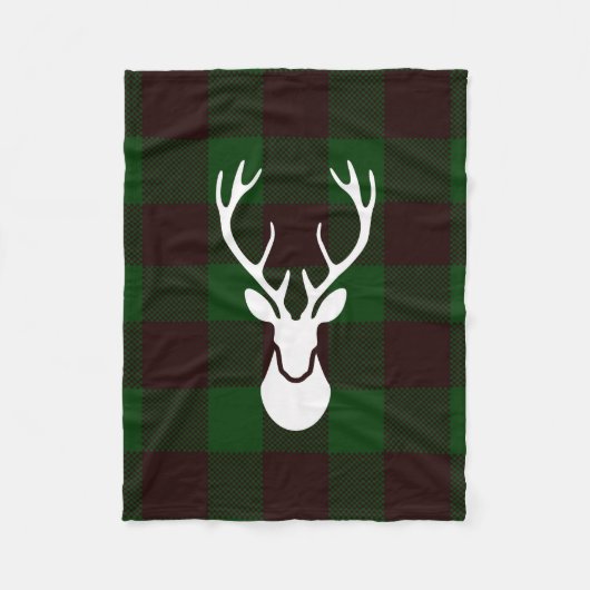 Lumberjack met geplakt rugleuning met handtas fleece deken (Voorkant)