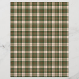 Lumberjack met groene bruin-beige bruistapier