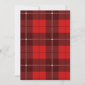 Lumberjack pantcuitnodigen kaart (Achterkant)