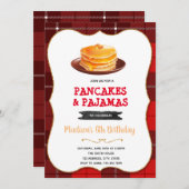 Lumberjack pantcuitnodigen kaart (Voorkant / Achterkant)