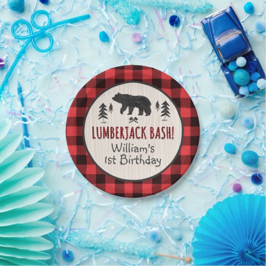 Lumberjack Paper Bord 7-inch Bord papier (Feest)