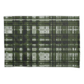 Lumberjack Plaid Dark Olive Design Kussensloop (Voorkant-Links)