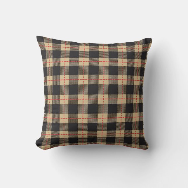 Lumberjack plaid kussen (Voorkant)
