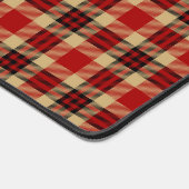 Lumberjack Plaid Tartan Patroon Bureaumat (Hoek)