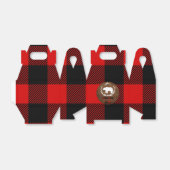 Lumberjack Plaid Verjaardag Dank u Bedankdoosjes (Uitgevouwen)