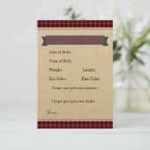 Lumberjack Predications for Baby Advice Parent Kaa Advieskaart (Staand voorkant)