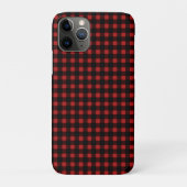 Lumberjack Print Red Black Winter Buffalo Case-Mate iPhone Case (Achterkant)