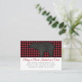 Lumberjack Pset Beer Boy Shower brengt boek mee Informatiekaartje (Staand voorkant)