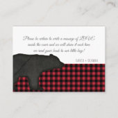 Lumberjack Pset Beer Boy Shower brengt boek mee Informatiekaartje (Achterkant)