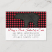 Lumberjack Pset Beer Boy Shower brengt boek mee Informatiekaartje (Voorkant)