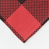 Lumberjack Pset Fleece Blanket Mountain en Trees (Hoek)