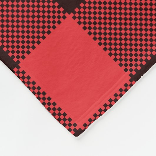 Lumberjack Pset Fleece Blanket Mountain en Trees (Hoek)