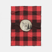 Lumberjack Pset Fleece Blanket Mountain en Trees (Voorkant)