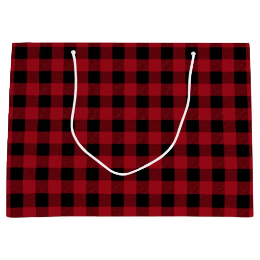 Lumberjack Pset, Red en Black Plays Cadeaus Bag Groot Cadeauzakje (Voorkant)