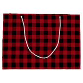 Lumberjack Pset, Red en Black Plays Cadeaus Bag Groot Cadeauzakje (Achterkant)