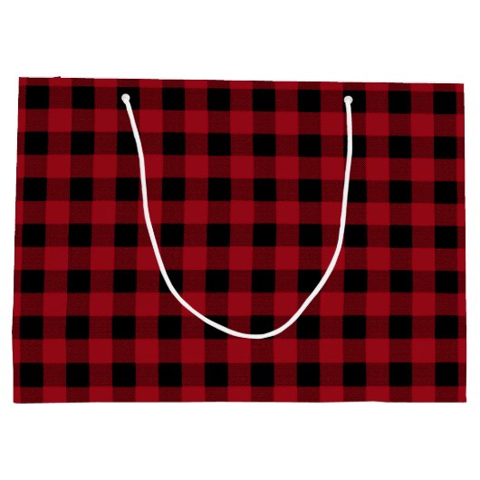 Lumberjack Pset, Red en Black Plays Cadeaus Bag Groot Cadeauzakje (Achterkant)
