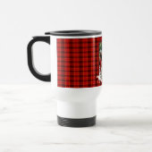Lumberjack red plaid patroon met familiefoto reisbeker (Links)