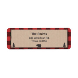 Lumberjack Return Address Label