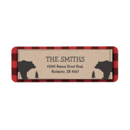 Lumberjack Return Address Label