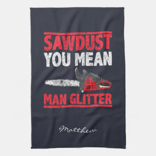 Lumberjack Sawsel You Meent Man Glitter Theedoek