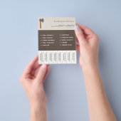 Lumberjack Services Scheur van strips Flyer (Hand)