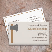 Lumberjack Services Visitekaartje