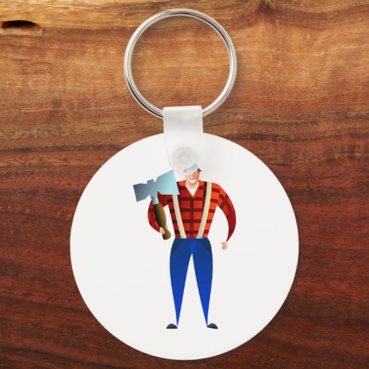 Lumberjack Sleutelhanger (Voorkant)