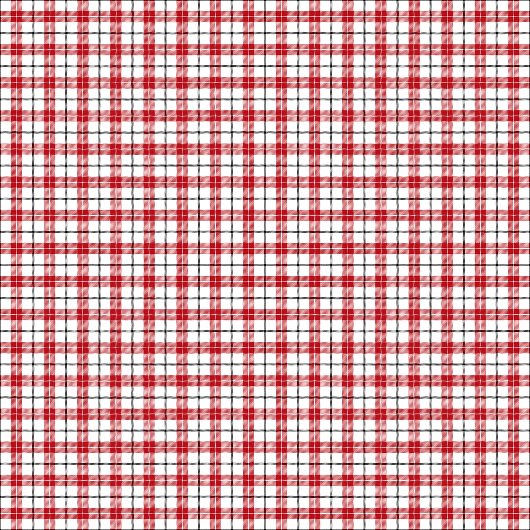 Lumberjack stijl tafelkleed rood zwart geplakt cha