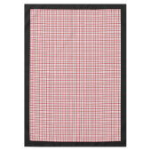 Lumberjack stijl tafelkleed rood zwart geplakt cha (Voorkant)