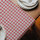 Lumberjack Stijl Tafelloper Rood Zwart Plaid