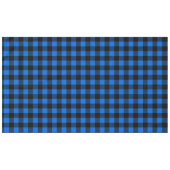 Lumberjack Style - blauwe stof + uw ideeën Tafelkleed (Voorkant (Horizontaal))