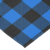 Lumberjack Style - blauwe stof + uw ideeën Tafelkleed (Gekanteld)