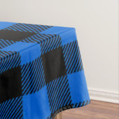 Lumberjack Style - blauwe stof + uw ideeën Tafelkleed (Voorbeeld)