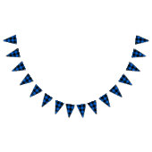 Lumberjack Style - blauwe stof + uw ideeën Vlaggetjes (Alle)