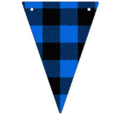 Lumberjack Style - blauwe stof + uw ideeën Vlaggetjes (Eerste vlag)