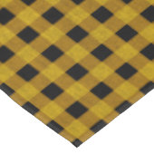 Lumberjack Style - gele stof + uw ideeën Tafelkleed (Gekanteld)