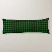 Lumberjack Style - groen weefsel + uw ideeën Lichaamskussen (Achterkant)