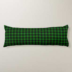 Lumberjack Style - groen weefsel + uw ideeën Lichaamskussen