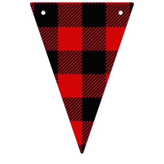 Lumberjack Style - rode stof + uw ideeën Vlaggetjes (Tweede vlag)