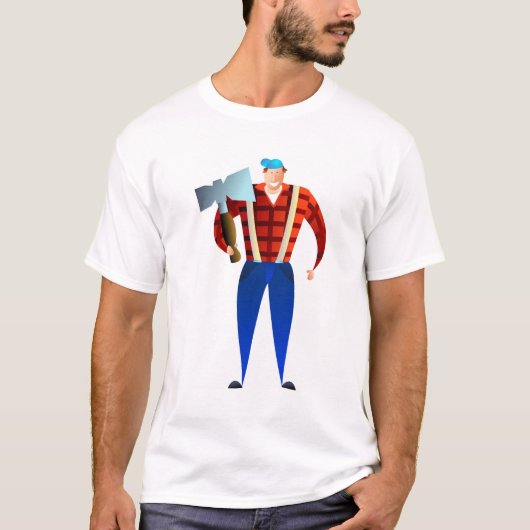 Lumberjack T-shirt (Voorkant)