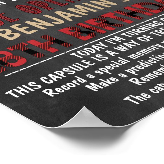 Lumberjack Time Capsule Sign./Poster Poster (Hoek)