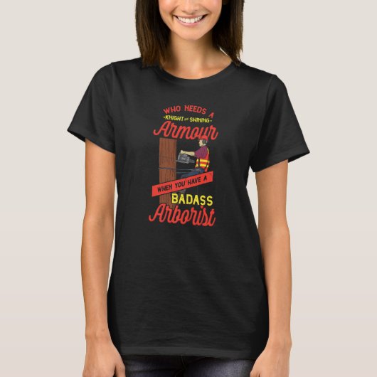 Lumberjack Tree-klimmer Arborist Professay Forest T-shirt (Voorkant)