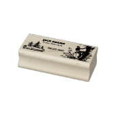 Lumberjack Tree Service Business Card Rubberstempel (Stempel)