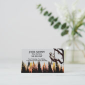 Lumberjack Tree-Visitekaartje Visitekaartje (Staand voorkant)