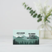 Lumberjack Tree-Visitekaartje Visitekaartje (Staand voorkant)